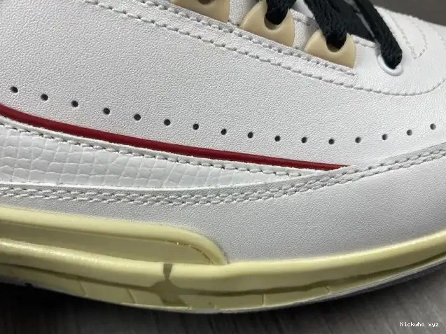 Retro Low SP Jordan White 2 Red Off-White DJ4375-106 0516